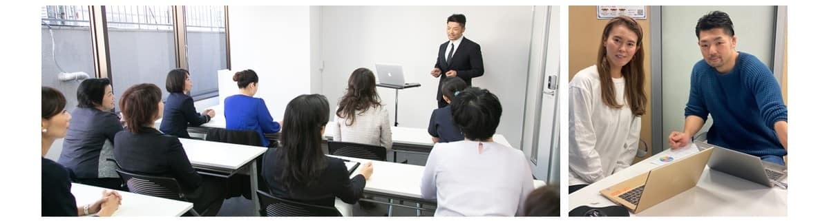 ブランディング経営コンサル安沢がセミナーを行う様子