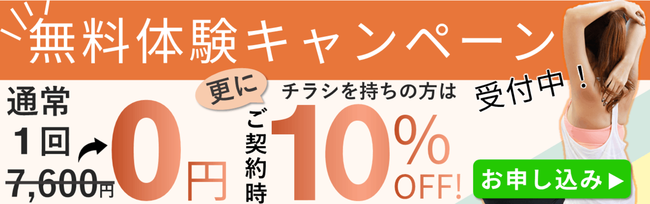 出張型の静岡パーソナルトレーニングの無料体験キャンペーン